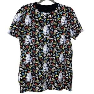 Philcos Tupac Poetic Justice Graphic Tee Black Short Sleeve Sz M Rap Hip-Hop